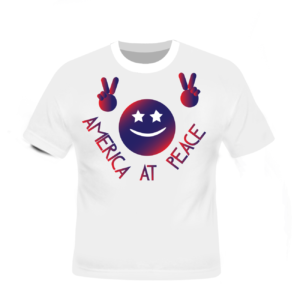 Happy Face America At Peace t-shirt